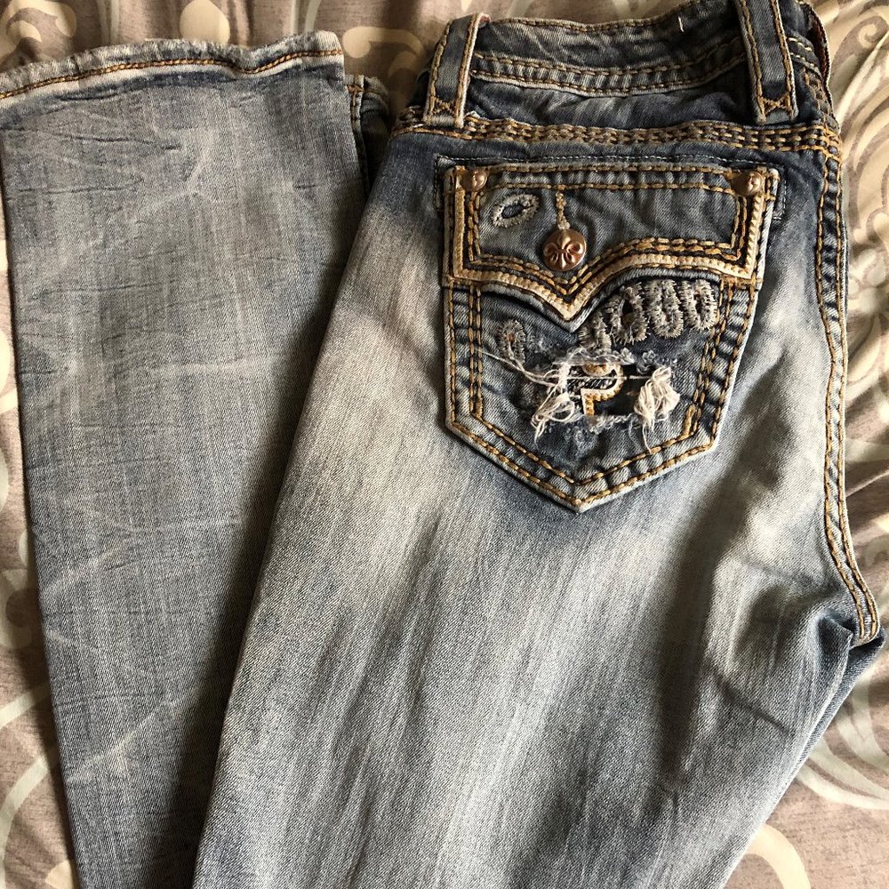 Rock Revival Blue Jeans